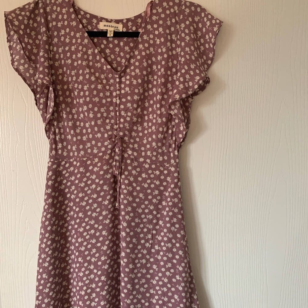 MONTEAU PURPLE FLORAL DRESS